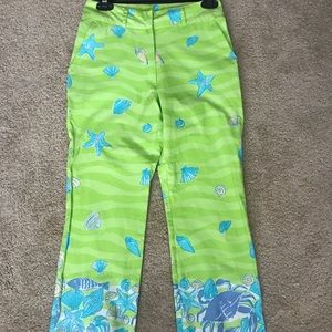 Lily Pulitzer cropped pant size 0